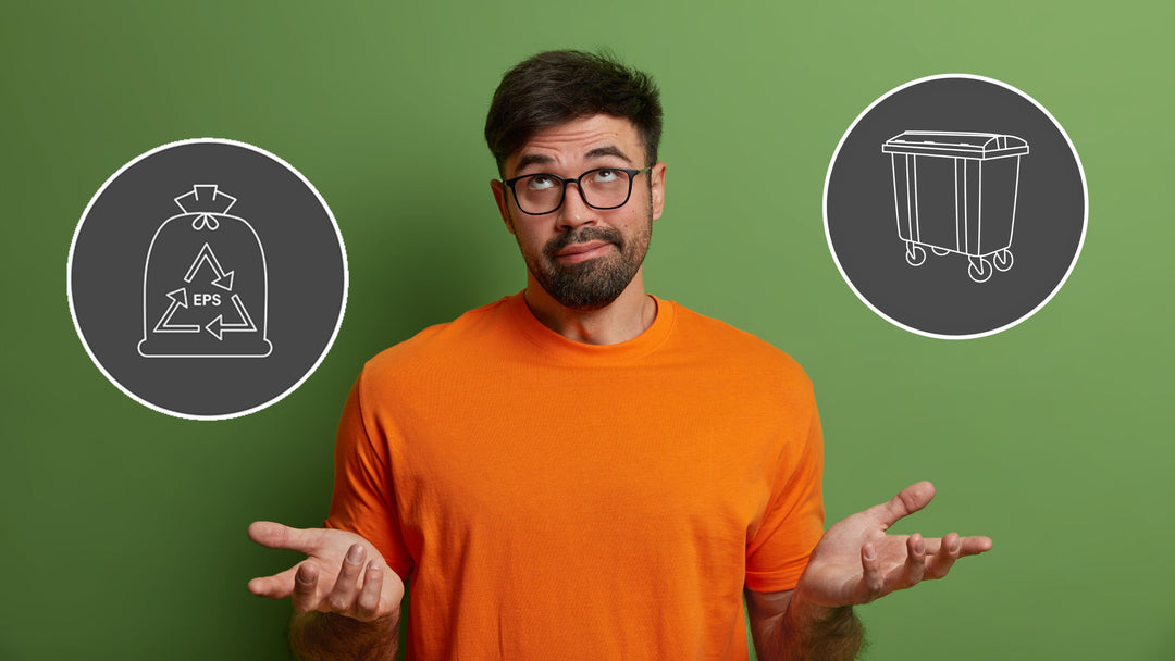 Piepschuim afval bedrijven